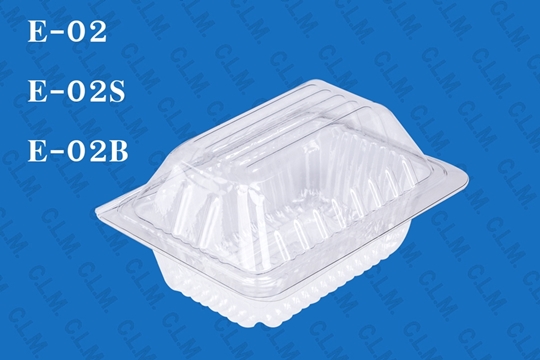 E02B กล่องเค้กพลาสติกE-02B กล่องพลาสติกใส กล่องใส กล่องขนม ใส่ของว่าง