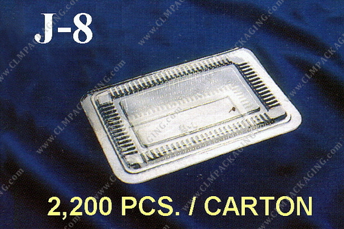 J8 กล่องเค้กพลาสติกJ-8 กล่องพลาสติกใส กล่องใส