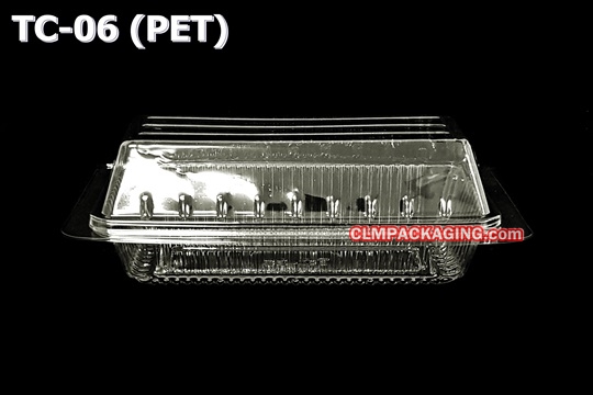 TC06 PET กล่องเค้กพลาสติกTC-06 กล่องพลาสติกใส กล่องใส กล่องขนม ใส่ของว่าง