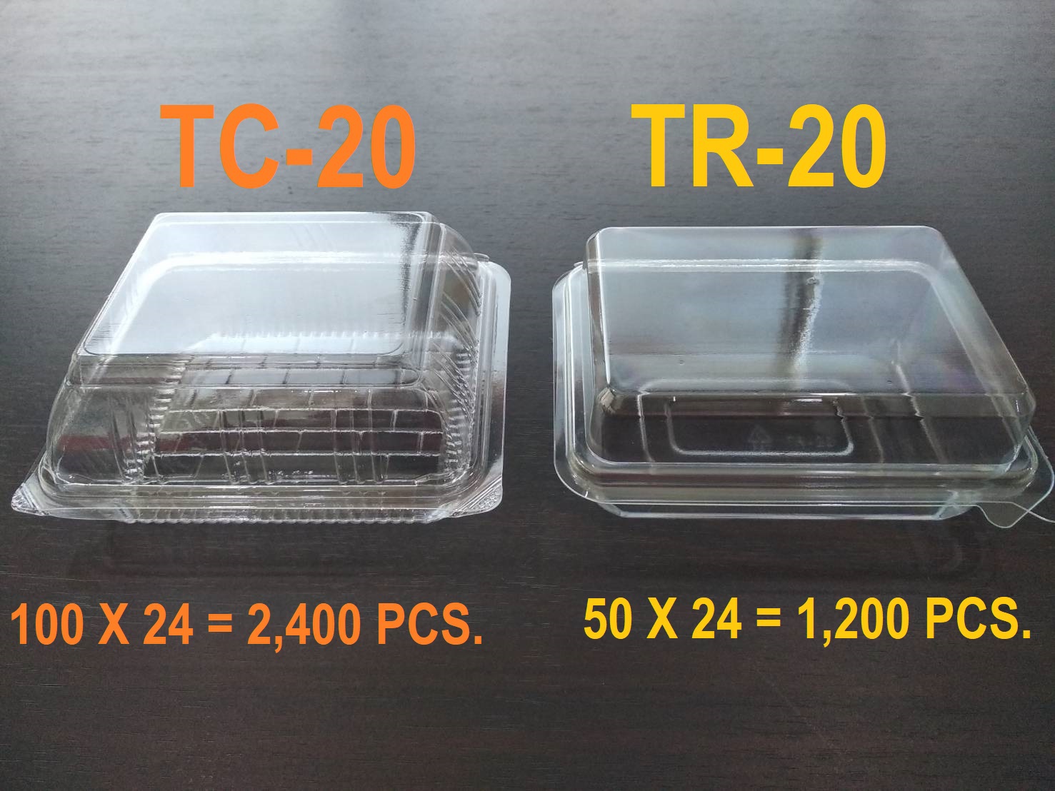 TR20 กล่องเค้กพลาสติกTR-20 กล่องพลาสติกใส กล่องใส กล่องขนม ใส่ของว่าง